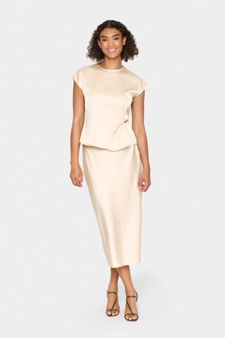 SAINT TROPEZ Blouse 'Zovi' in Beige
