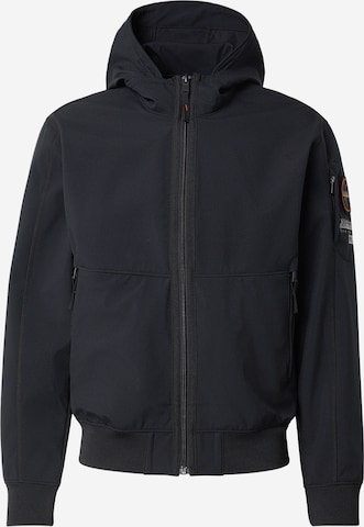 Geacă de primăvară-toamnă 'A-MELVILLE' de la NAPAPIJRI pe negru: față