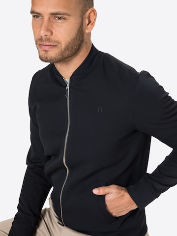 Les Deux Regular fit Zip-Up Hoodie in Blue