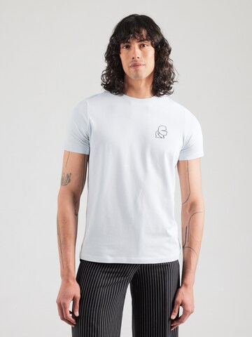 Karl Lagerfeld Μπλουζάκι σε μπλε: μπροστά