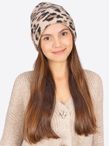 Seasons of April Mütze 'Veya Leo' in Beige: Vorderseite
