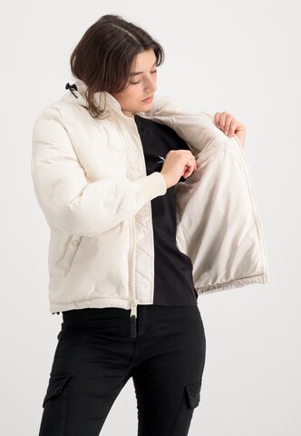 ALPHA INDUSTRIES Winter jacket in White