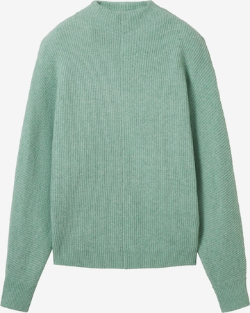 TOM TAILOR DENIM Sweater in Green: front