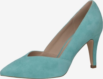 CAPRICE Pumps in Blau: Vorderseite