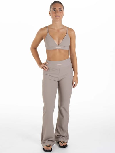 Divina Workout Pants 'Palma' in Beige / White, Item view