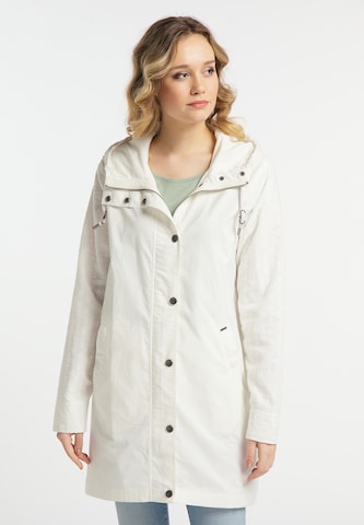 DreiMaster Vintage Between-Seasons Parka in White: front