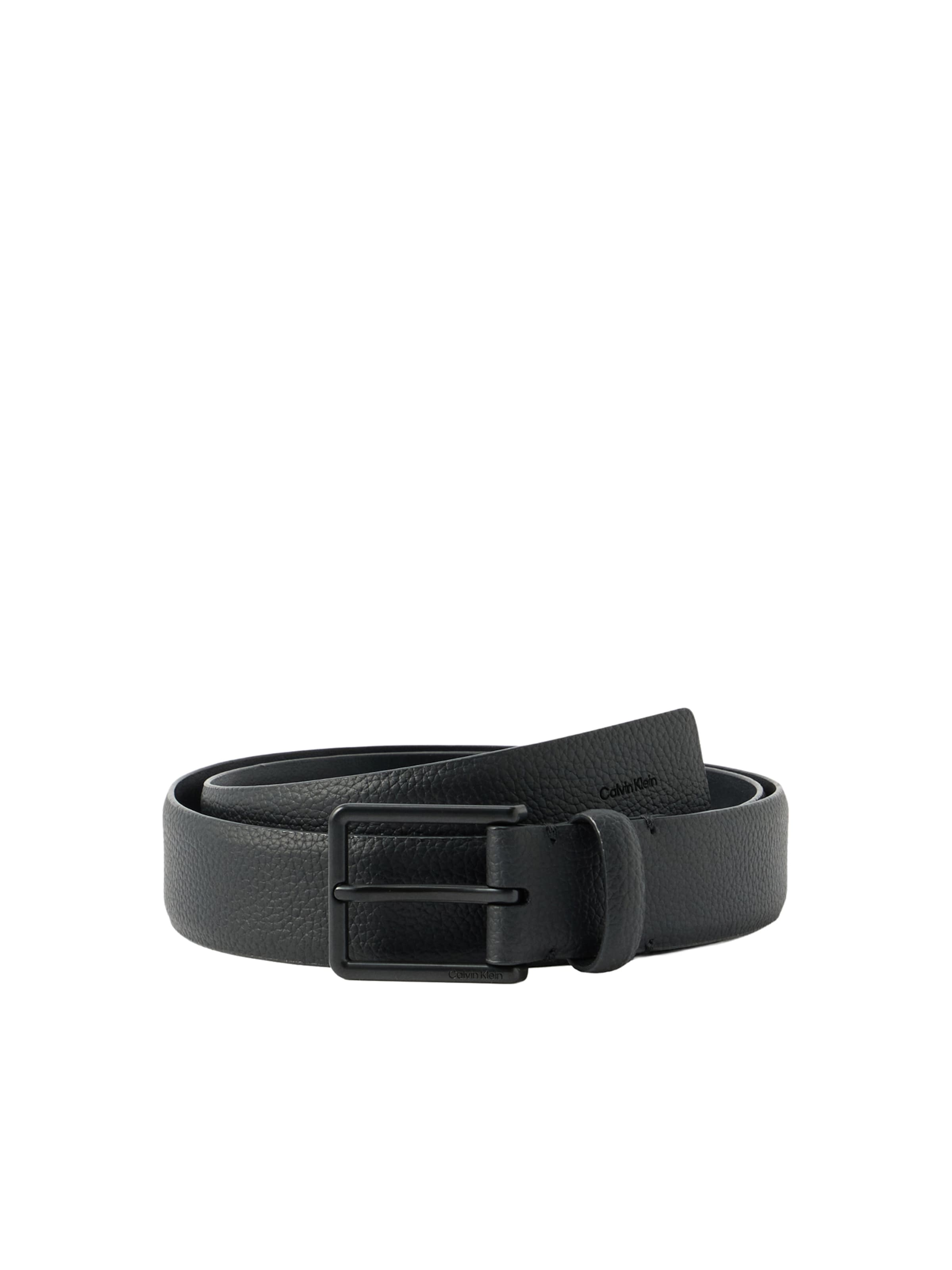 Ceinture 'WARMTH' Calvin Klein en noir : devant