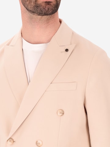 Distretto12 Regular fit Colbert 'D.B Milano' in Beige