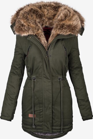 NAVAHOO Winter Parka 'Daria' in Green: front