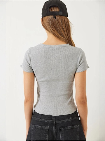 T-shirt Bianco Lucci en gris