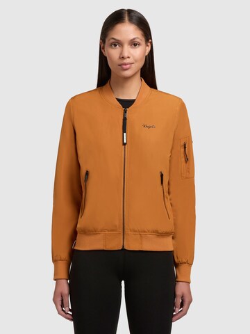 khujo Between-Season Jacket 'Stence3' in Orange: front