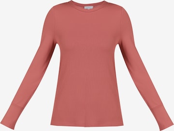 T-shirt usha BLUE LABEL en rose : devant