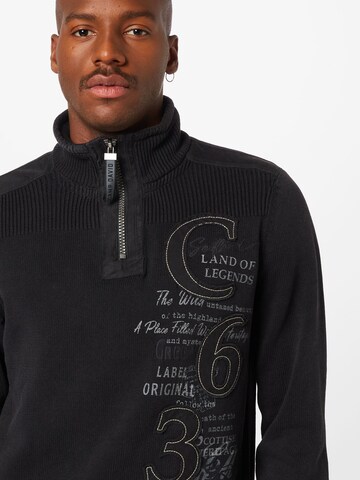 CAMP DAVID Sweater in Black