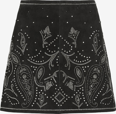 AllSaints Suknja 'SHAI' u crna / srebro, Pregled proizvoda