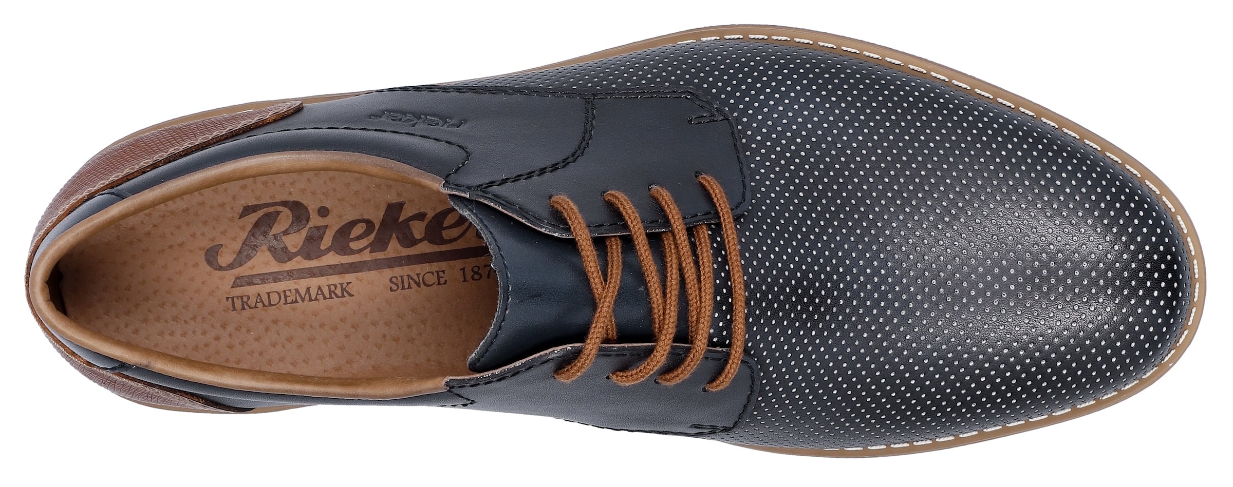 Chaussure à lacets '10308' Rieker en bleu