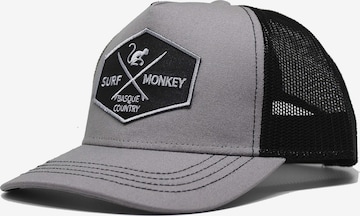 Surf Monkey - Gorra deportiva en gris: frente