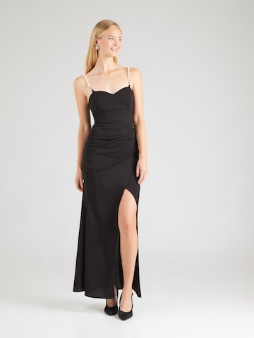 WAL G. - Vestido de festa 'SERENA' em preto: frente
