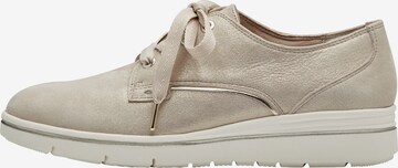 TAMARIS Veterschoen 'Pure Relax' in Beige