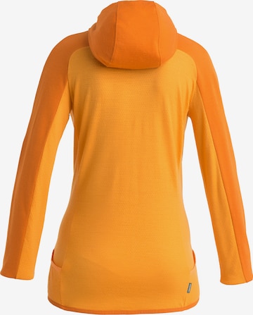 ICEBREAKER Sports sweatshirt 'Quantum ZoneKnit' in Orange