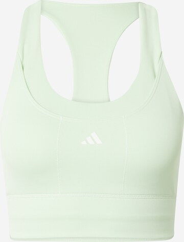 Bustieră Sutien sport de la ADIDAS PERFORMANCE pe verde: față