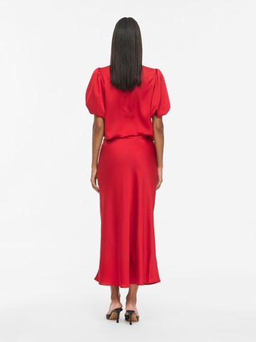 VILA - Falda 'VIEllette' en rojo