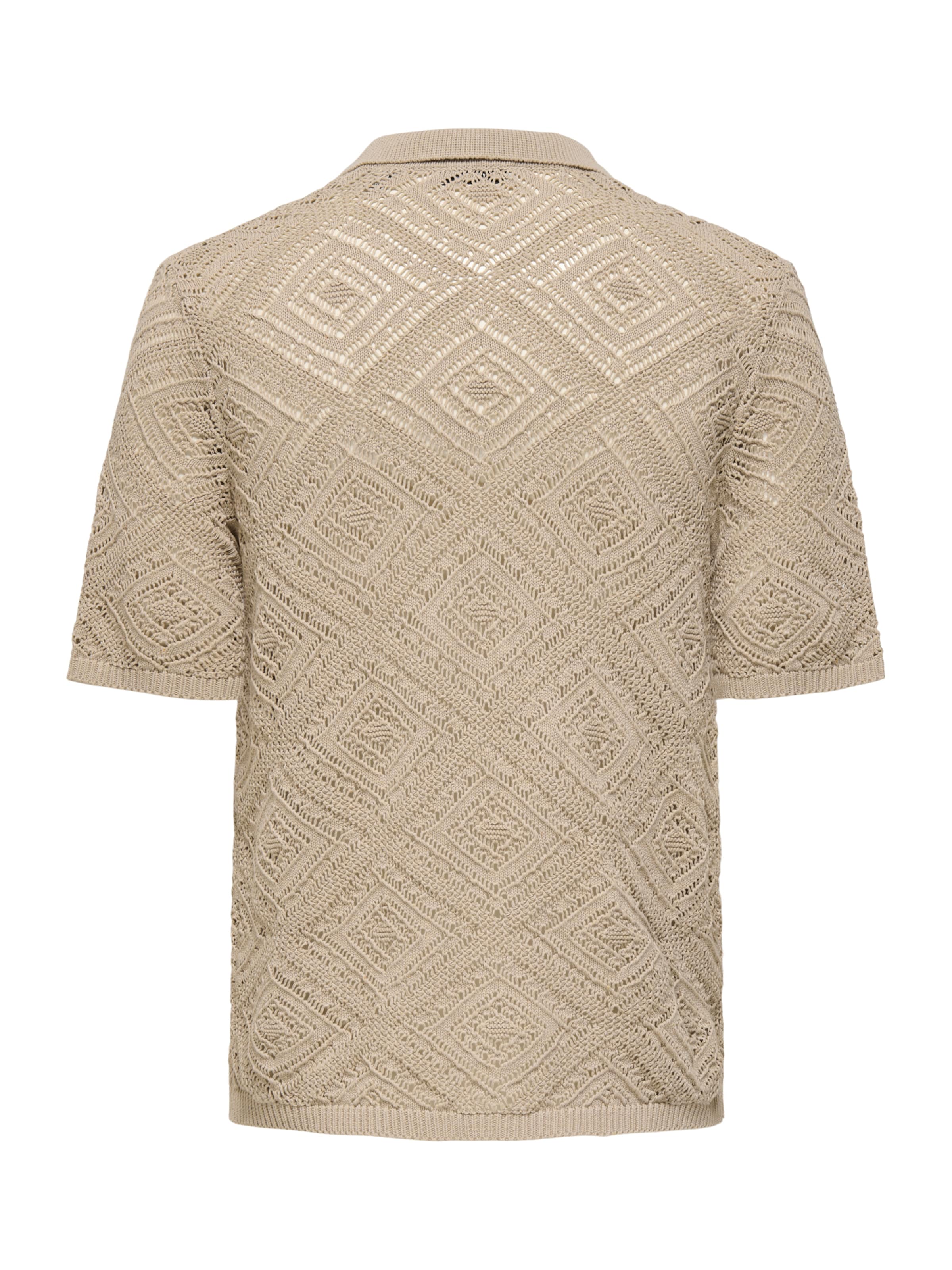 bēšs Only &amp; Sons Adīta jaka &#x27;ONSKOLMAR&#x27;