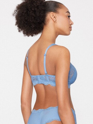 Tezenis Triangle Bra 'Havana' in Blue