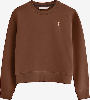 Polo Club Sweatshirt in Braun: Vorderseite