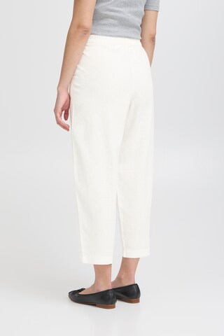 ICHI - Pierna ancha Pantalón 'Linno' en blanco