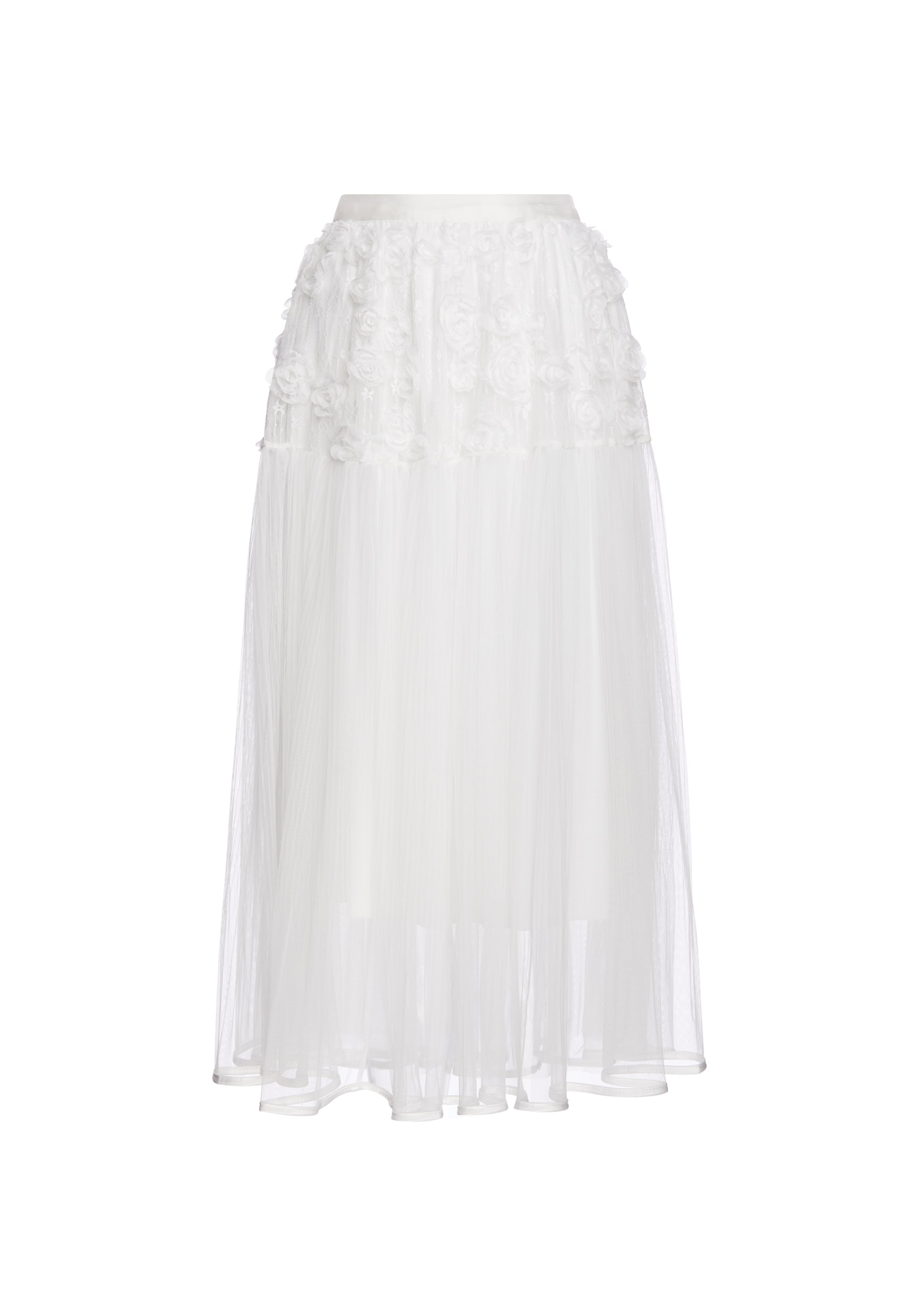 usha BLACK LABEL Jupe en 36 en blanc, Vue avec produit
