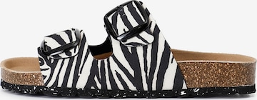 Sandales CAFè NOIR en blanc : devant