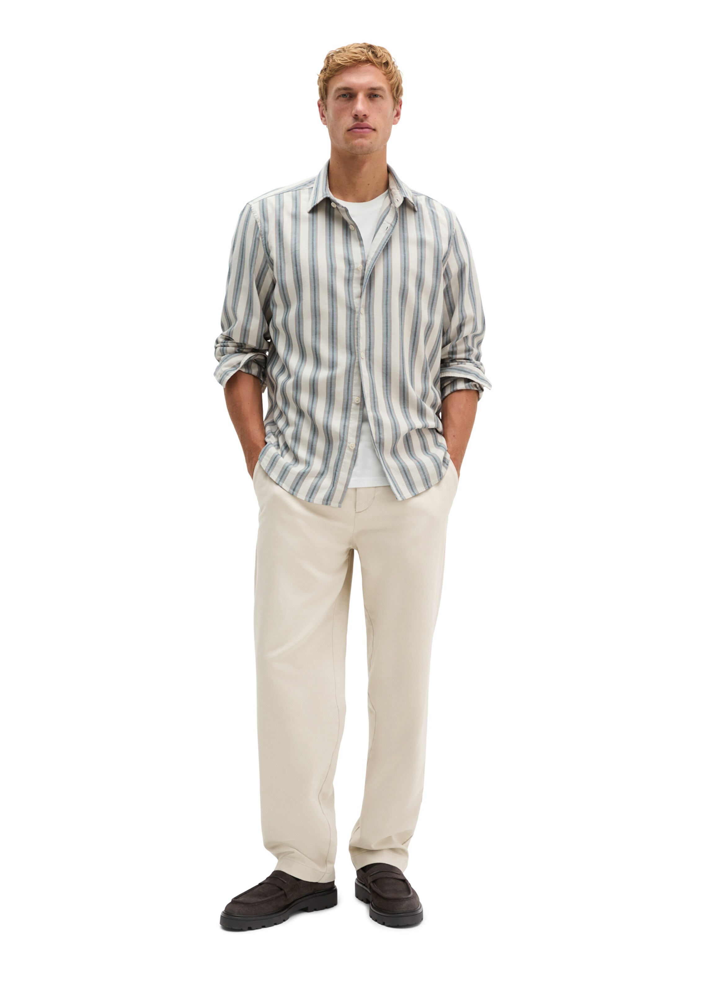 Marc O'Polo Regular Fit Hemd in Weiß
