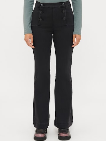 Only Petite Flared Jeans 'ONLRain' i svart: framsida