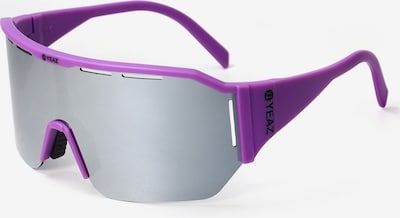 Sportiniai akiniai nuo saulės 'Sunvibe' iš YEAZ, spalva – purpurinė / sidabrinė, Prekių apžvalga