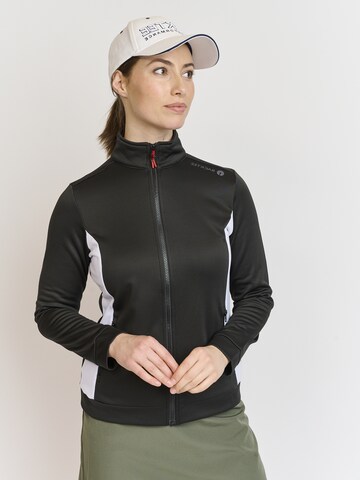 Backtee Sportsweatjacke in Schwarz: predná strana