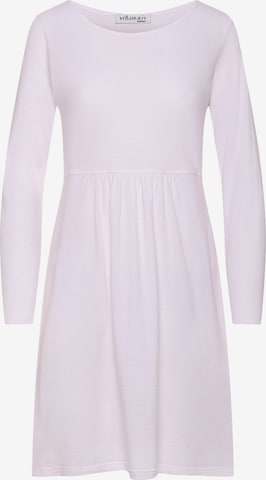 Chemise de nuit ' Queen Midi ' Yellamaris en rose : devant