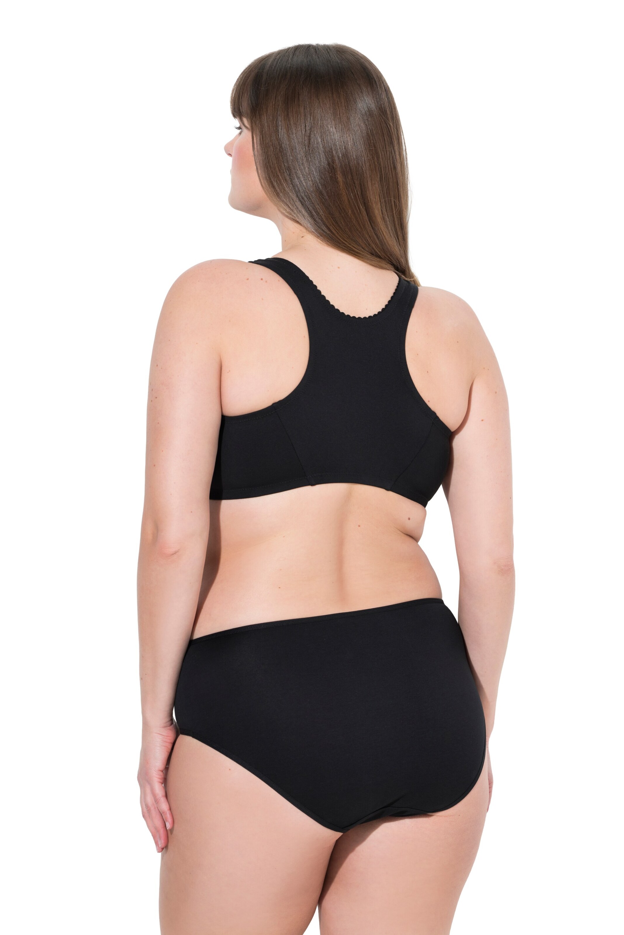 Ulla Popken Bustier BH in Zwart