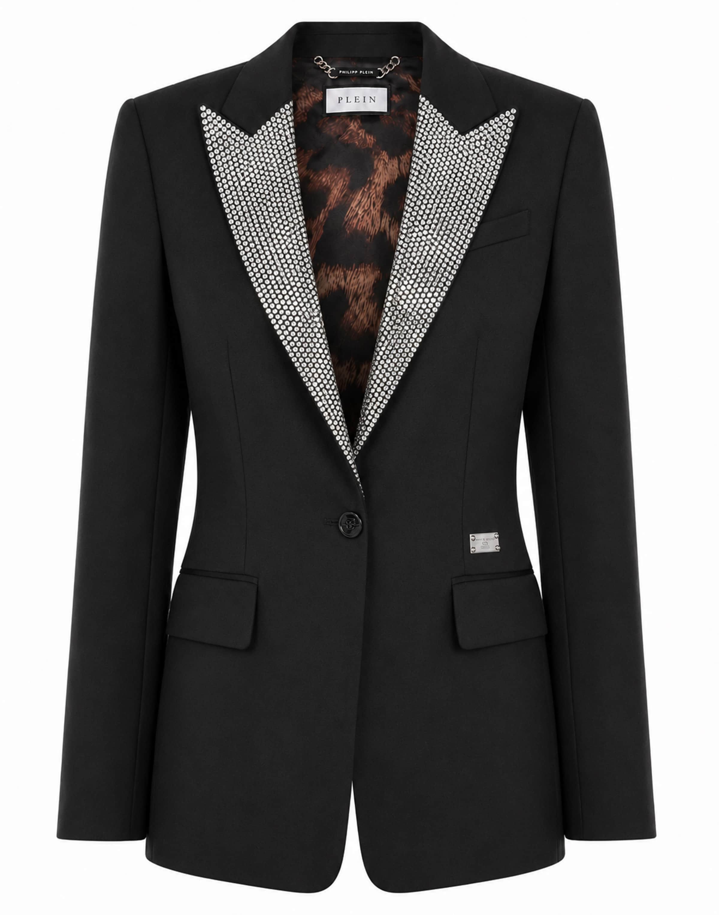 Philipp Plein Blazers in Zwart: voorkant