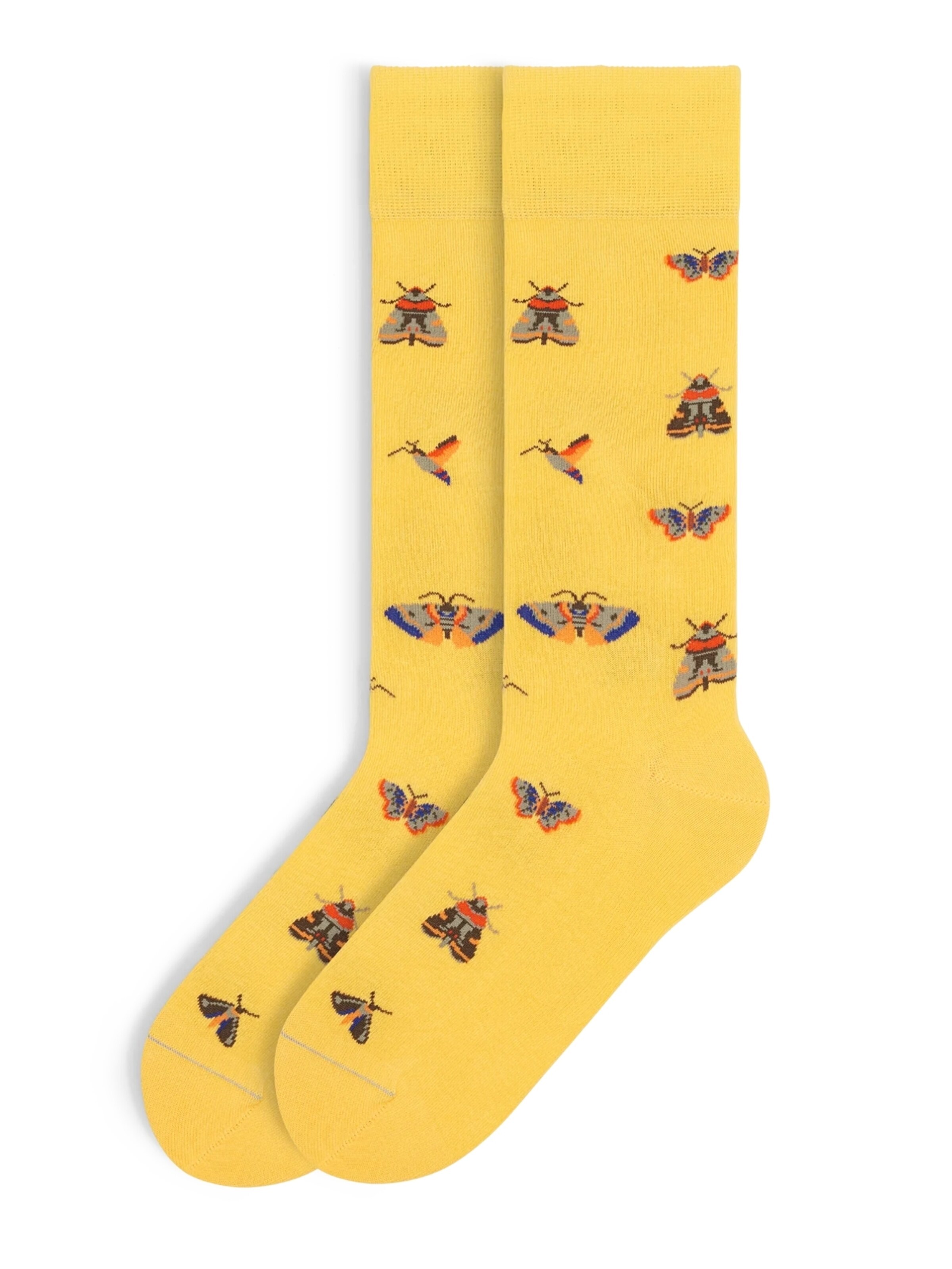 Von Jungfeld Socks 'SIGNATURE ICONS' in Yellow: front