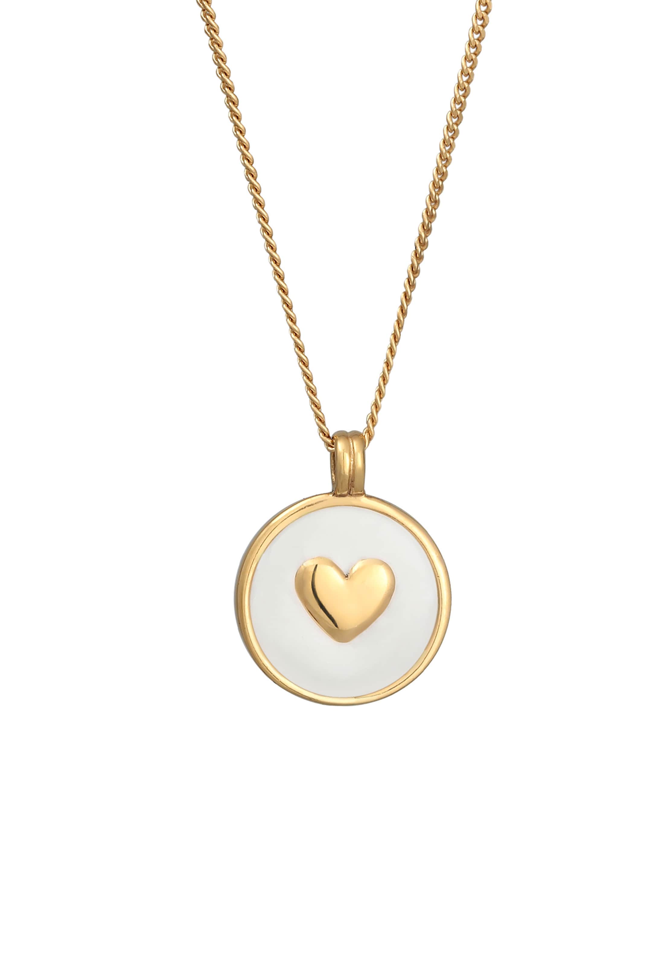 ELLI - Cadena 'Plättchen' en oro