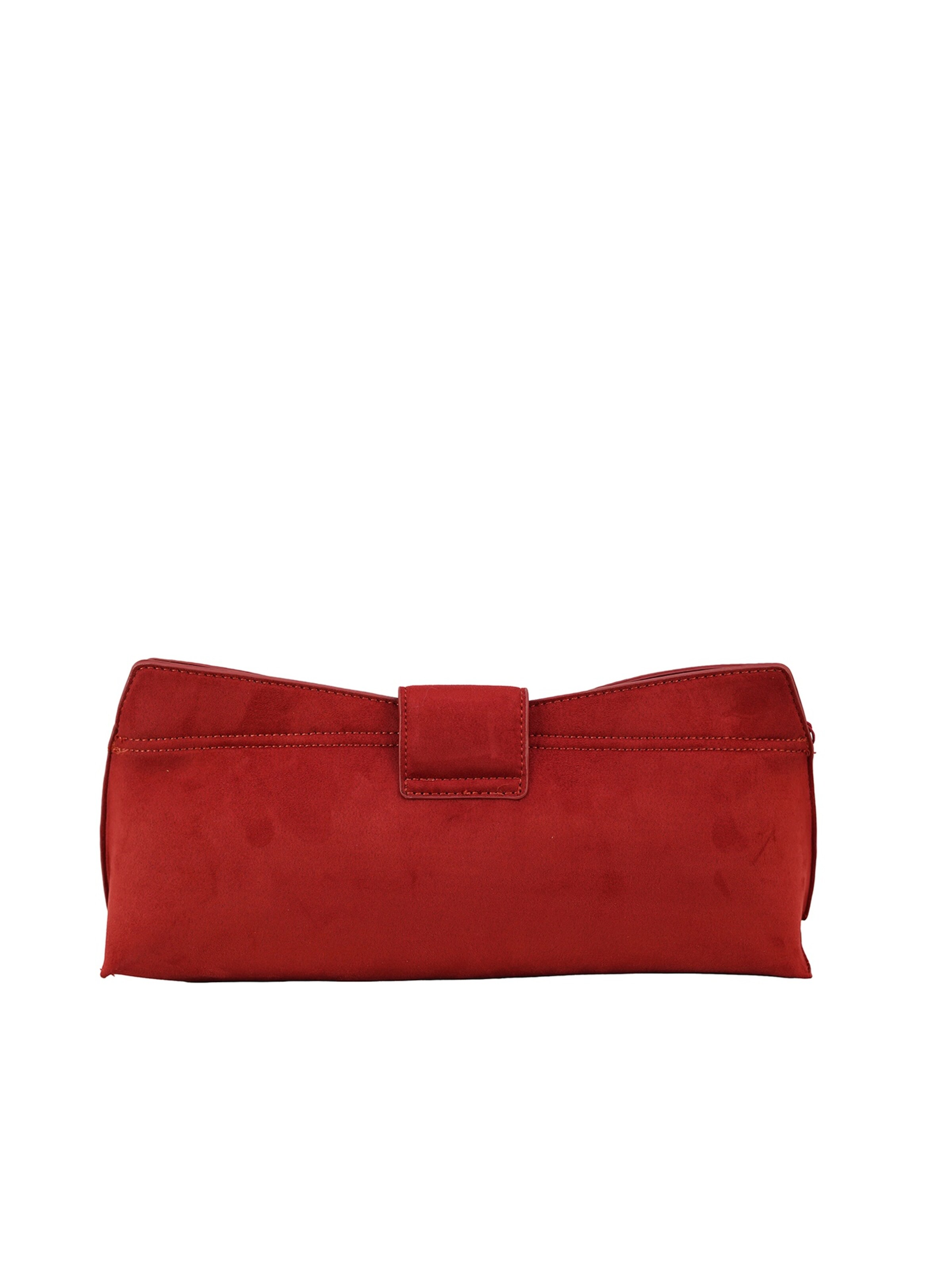 Pochette 'Pochette Sandra Bruno Magli PU Leather Zip' di Bruno Magli in rosso