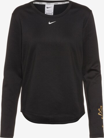 NIKE Funktionsshirt 'One' in Schwarz: predná strana