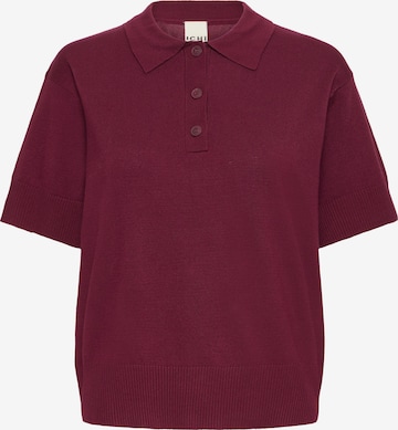 T-shirt 'LULS' ICHI en rouge : devant