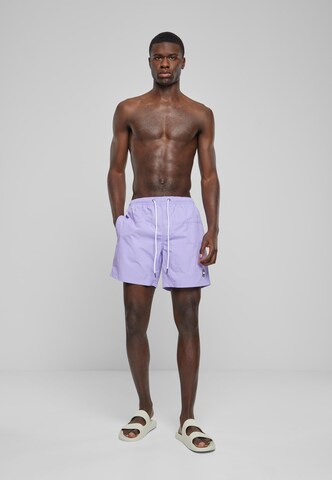 Urban Classics Board Shorts in Purple