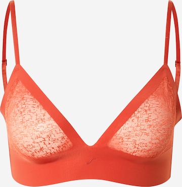 SLOGGI Triangle Bra in Orange: front