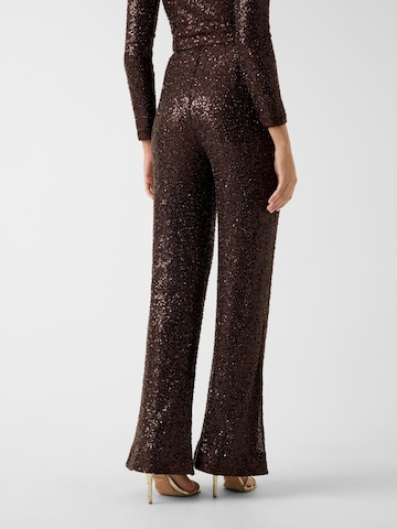 GUESS Flared Pants in Brown