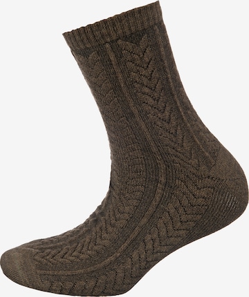 BIRKENSTOCK Socken in Braun: predná strana