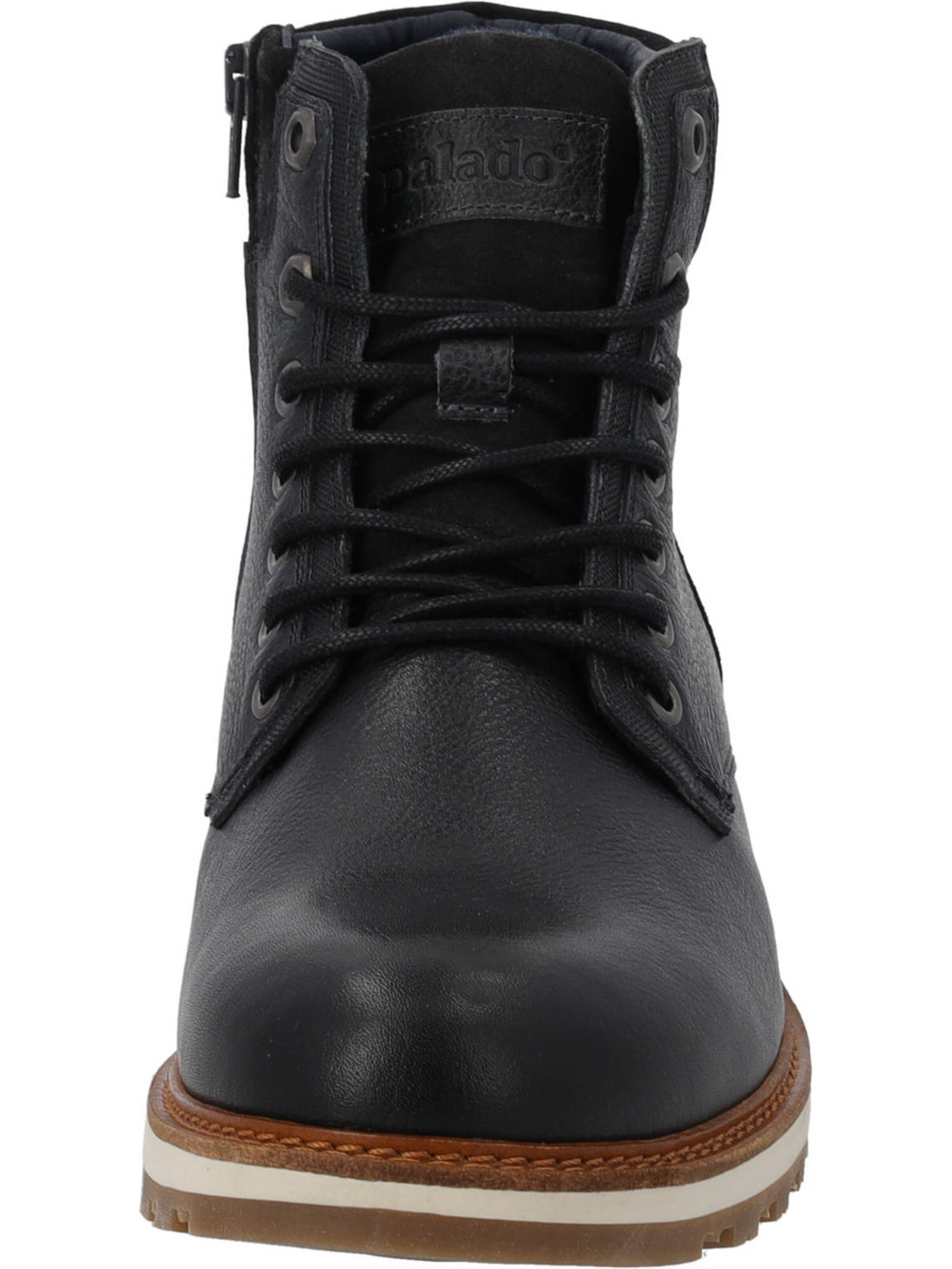 Bottines à lacets 'Traqen' Palado en noir