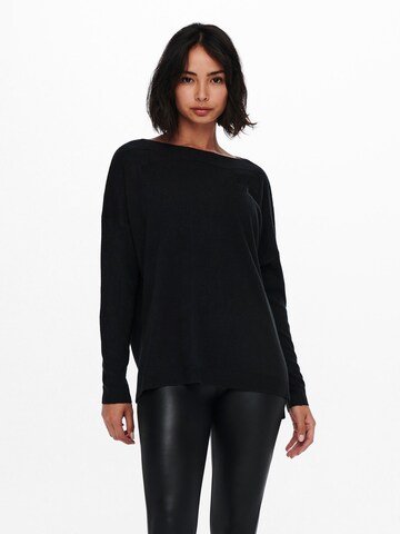 Pull-over 'Amalia' ONLY en noir : devant