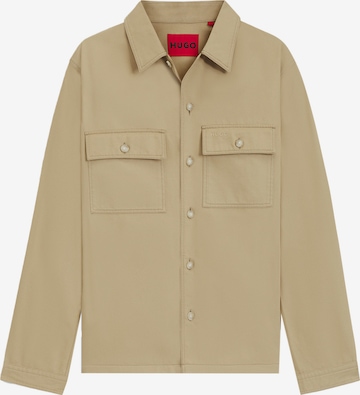 HUGO Overhemd 'Epoldo' in Beige: voorkant
